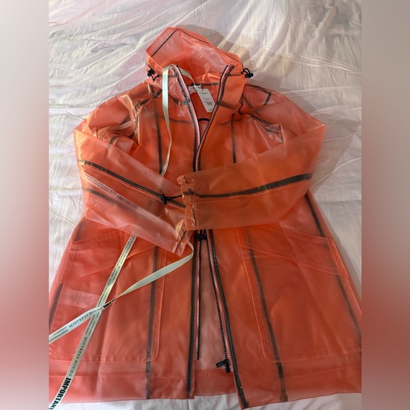Mistress Rocks Jackets & Blazers - Mistress Rocks rain coat “Treats coral”